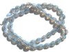 50 9mm Milky White Opal Ladybug Beads